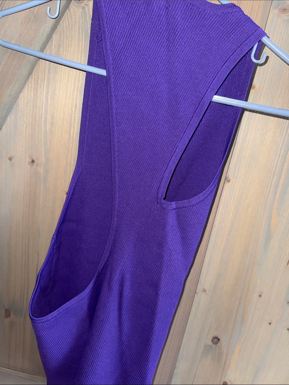 525 America Purple Ribbed Racerback Tank Top - Picture 4 of 4